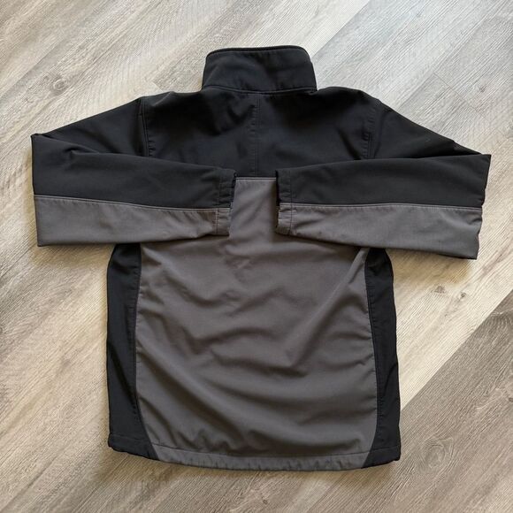 Champion Men’s Full Zip Jacket Black Gray Zipper Pockets - Picture 6 of 8